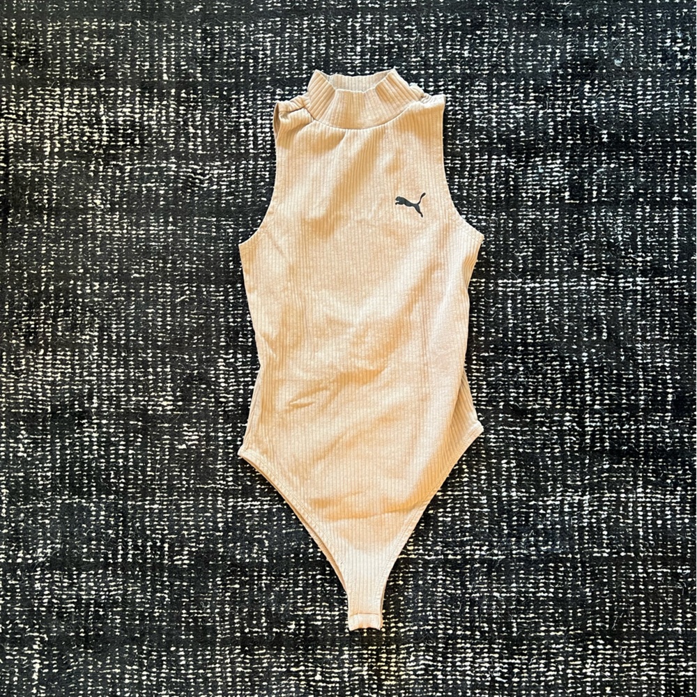 Puma Ribbed Mock Neck Bodysuit